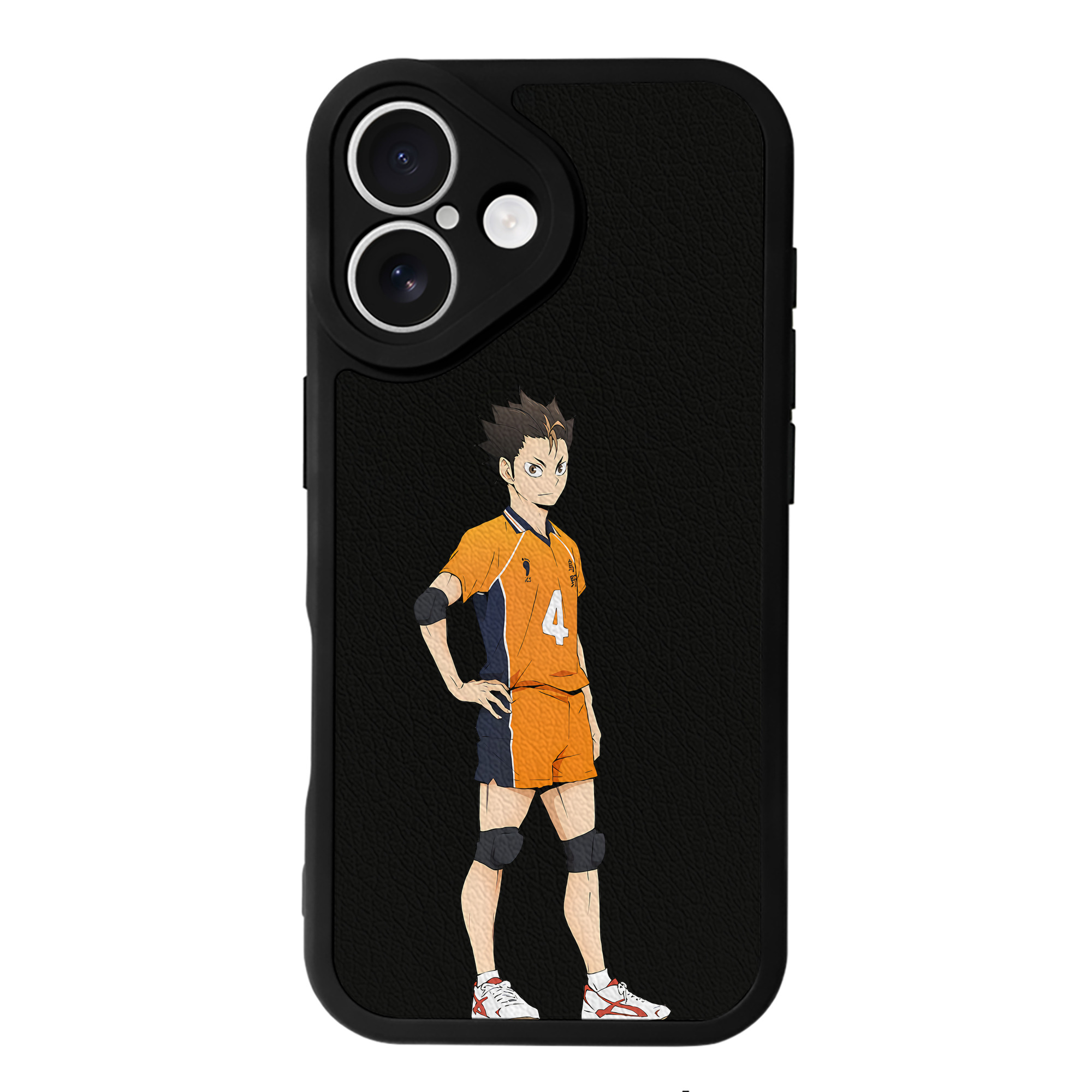 （画像用） ハイキュー!! Haikyu!! 【iPhone 16シリーズ対応】シリコンスマホケース（レザー調） 材質：シリコン
